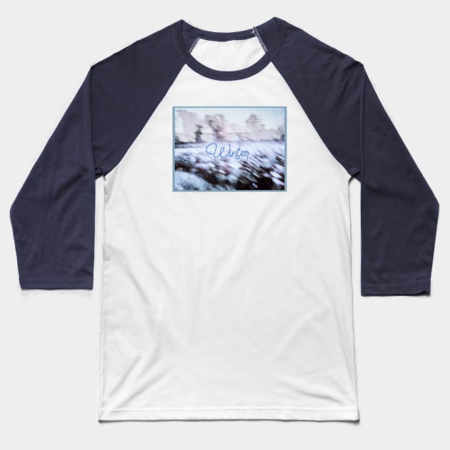 Winter Baseball T-Shirt by Noah Monroe